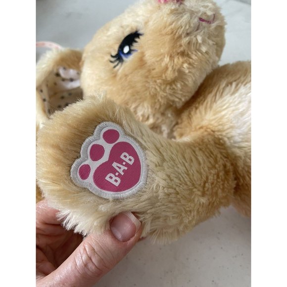 Build a Bear Plush More Moves Bunny Rabbit Stars Jointed Stuffed Tan Posable 17" - Picture 12 of 12